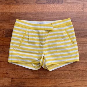 J. Crew EUC high waisted striped 3 inch shorts